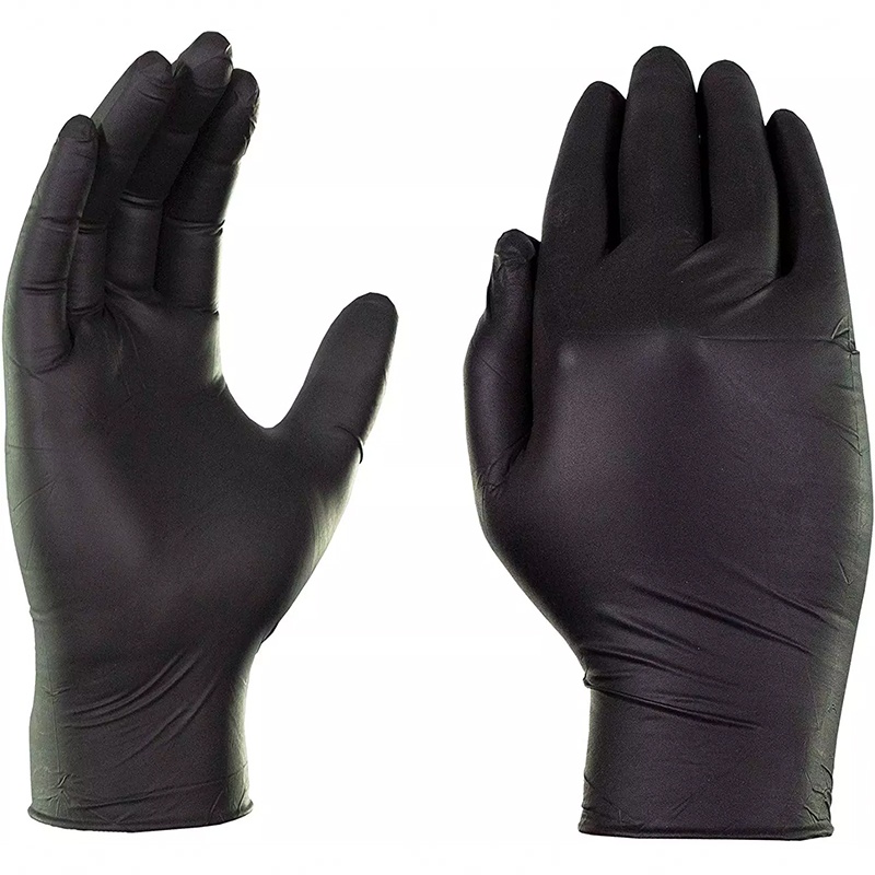Black Nitrile Disposable Gloves