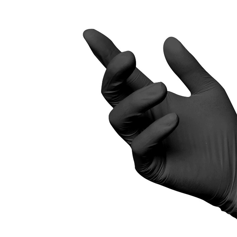 Black Nitrile Disposable Gloves